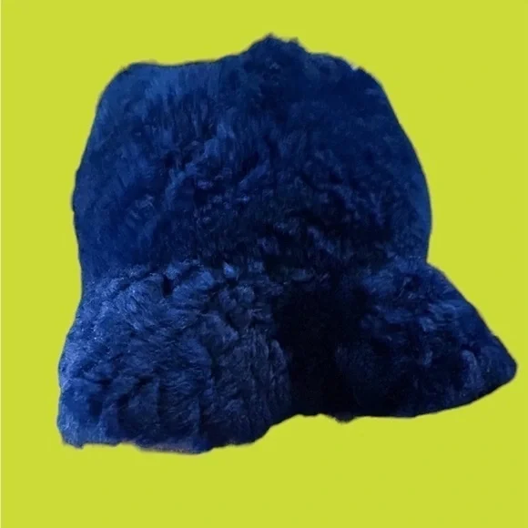 VINTAGE BURBERRY BLUE SUEDE BUCKET HAT. Wheeling lining. NEW - Picture 4 of 7